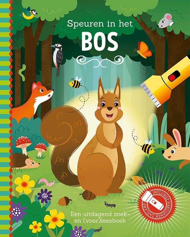 Speuren in het bos: een uitdagend zoek- en (voor)leesboek book