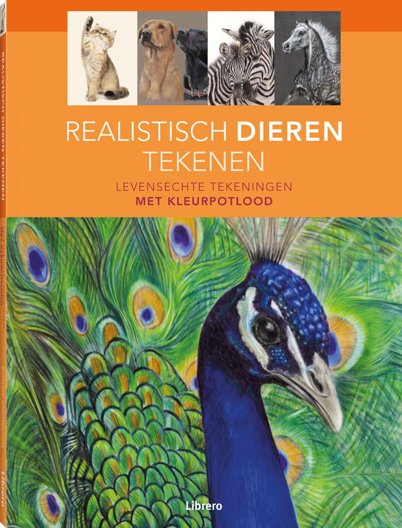 Realistisch dieren tekenen: levensechte tekeningen met kleurpotlood book