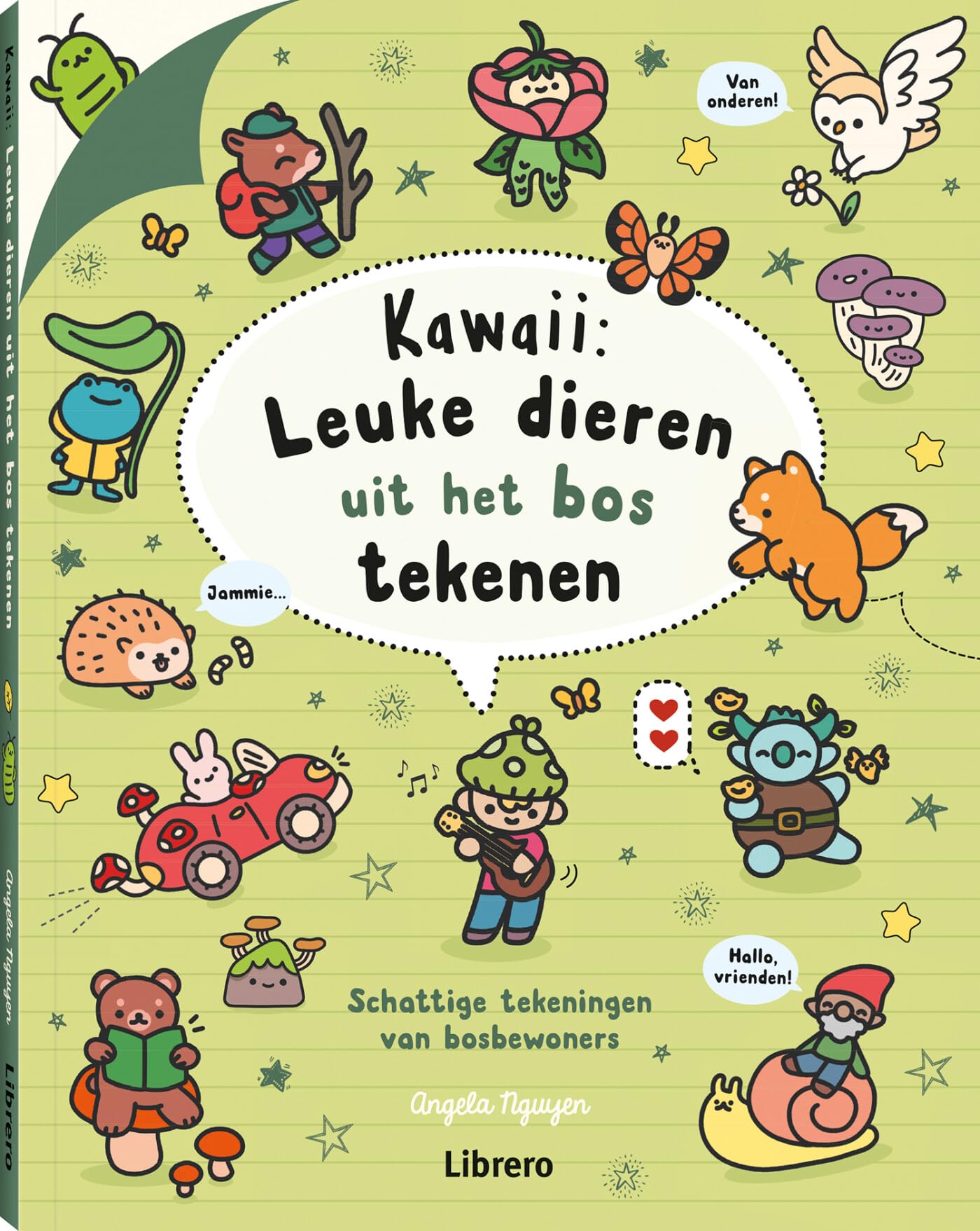 Kawaii: leuke dieren uit het bos tekenen: schattige tekeningen van bosbewoners book