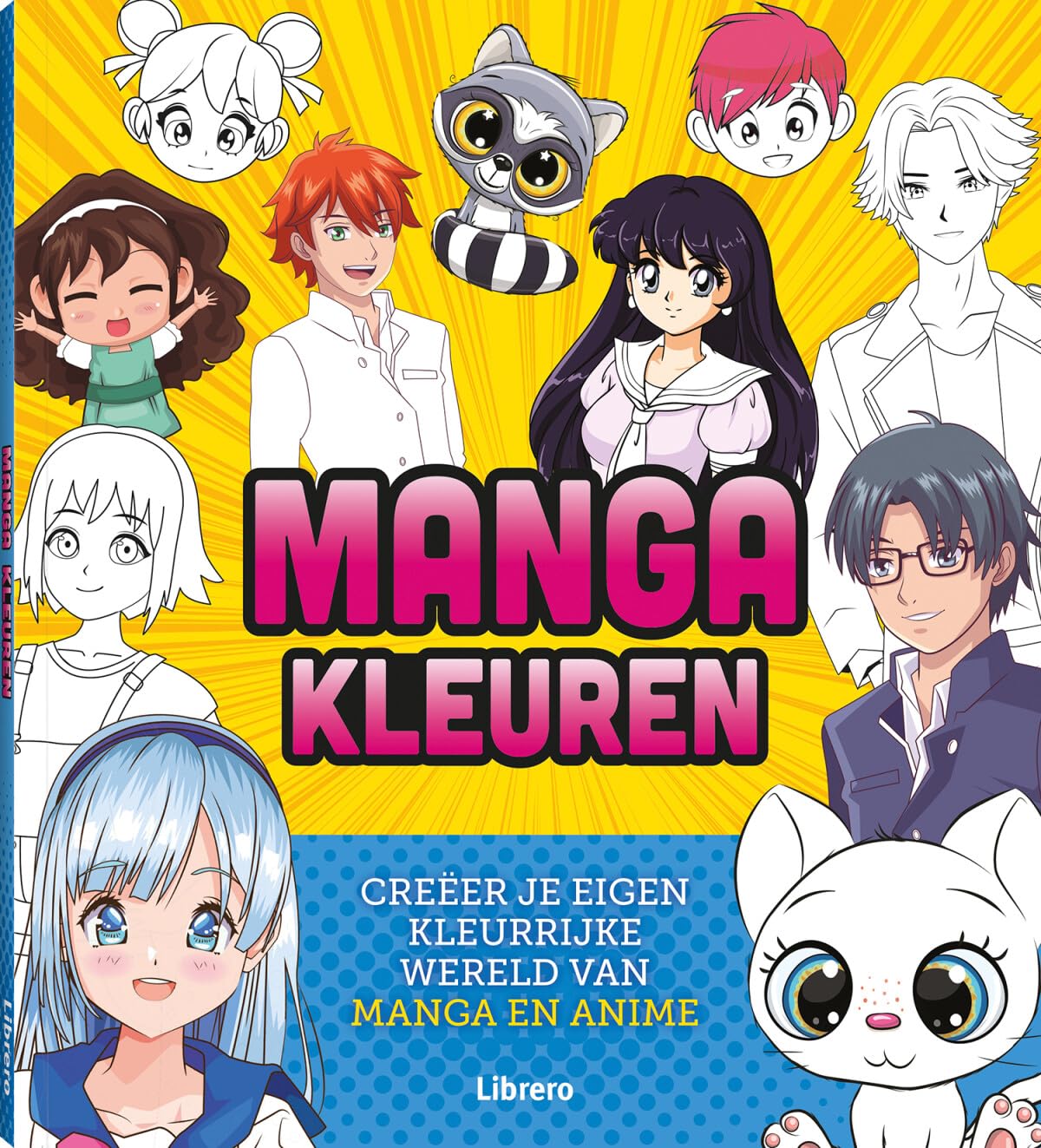 Manga kleuren: Creëer je eigen kleurrijke wereld van manga en anime Film, Art & Culture