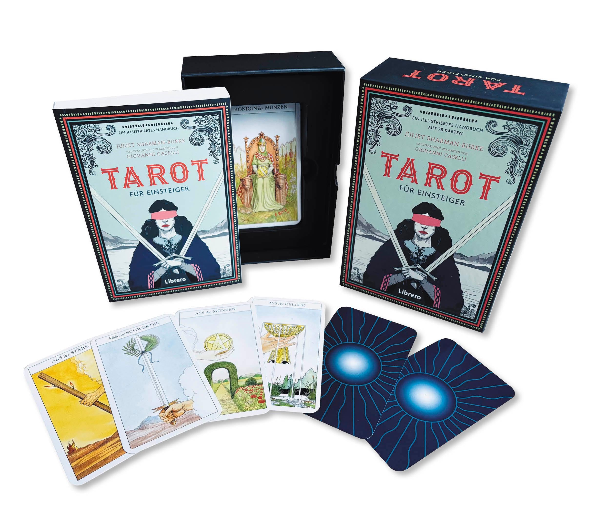 Tarot für Einsteiger: Tarot für Einsteiger. Ein illustriertes Handbuch mit 78 Karten. Kartenlegen lernen mit den Sharman-Caselli-Karten: Anleitungen, Illustrationen und Vorlagen in einem Kartenset Psychology