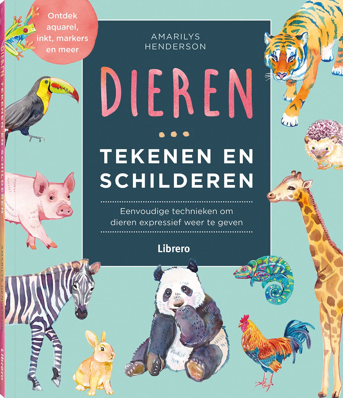 Dieren tekenen en schilderen: eenvoudige technieken om dieren expressief weer te geven book