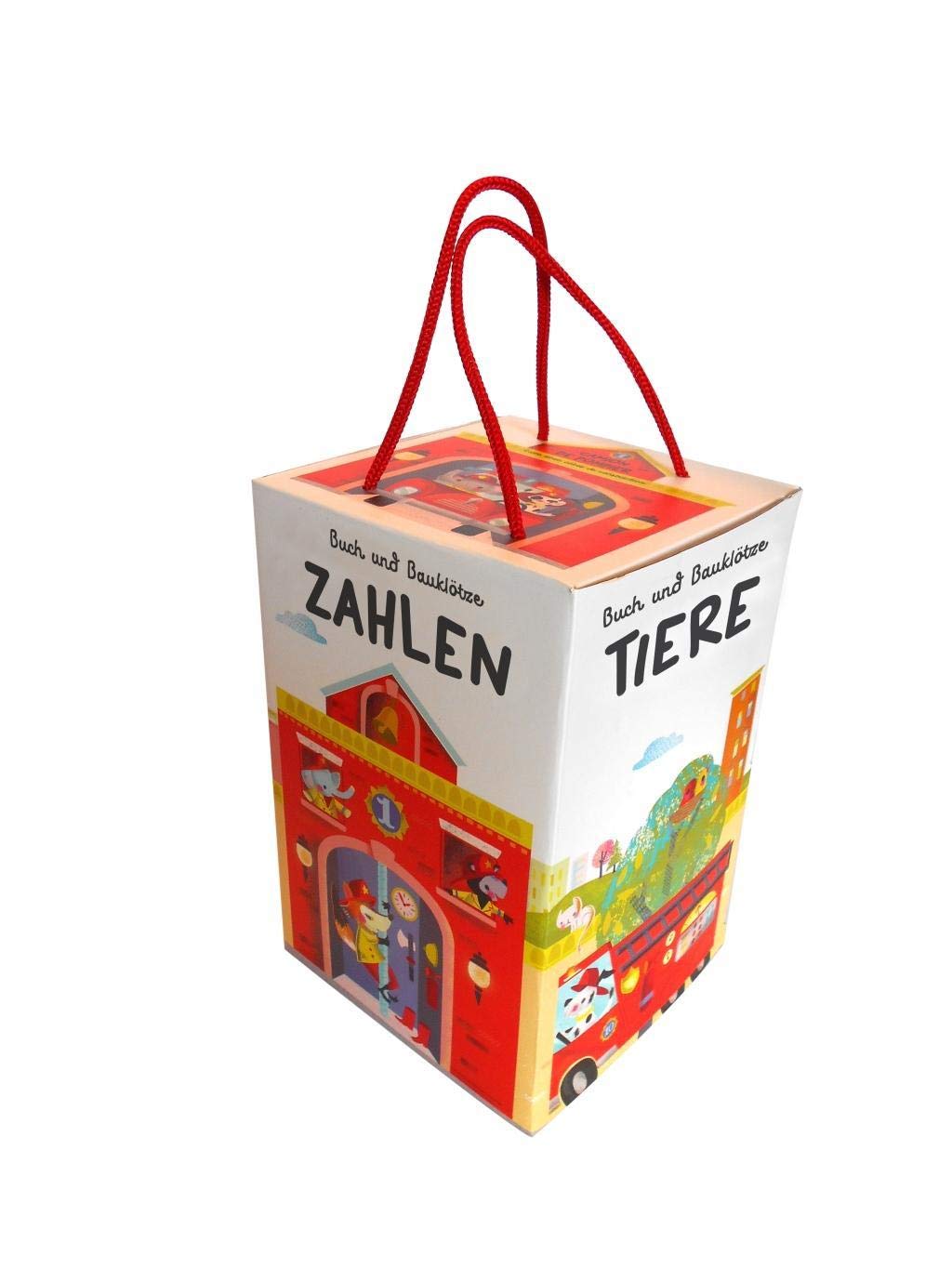 Bilderbuch und Stapelwürfel: Feuerwehr Non-fiction
