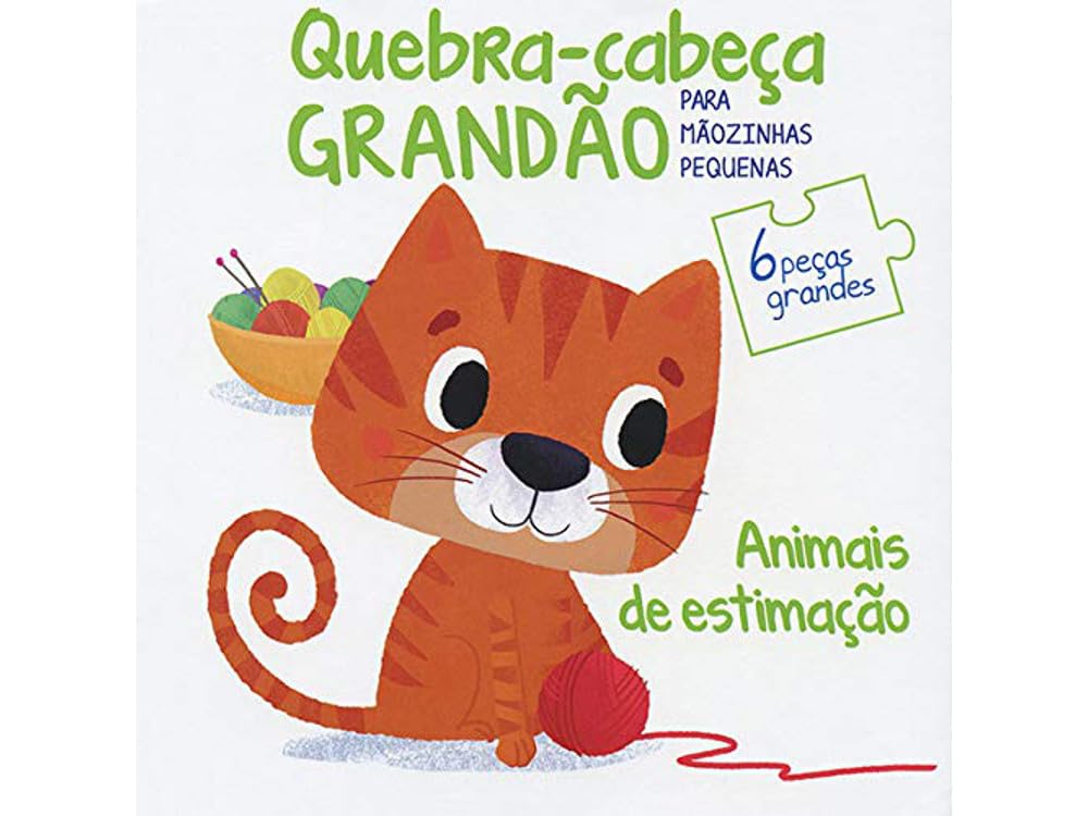 Quebra-cabeça GRANDÃO para maozinhas pequenas: Animais de estimação Books