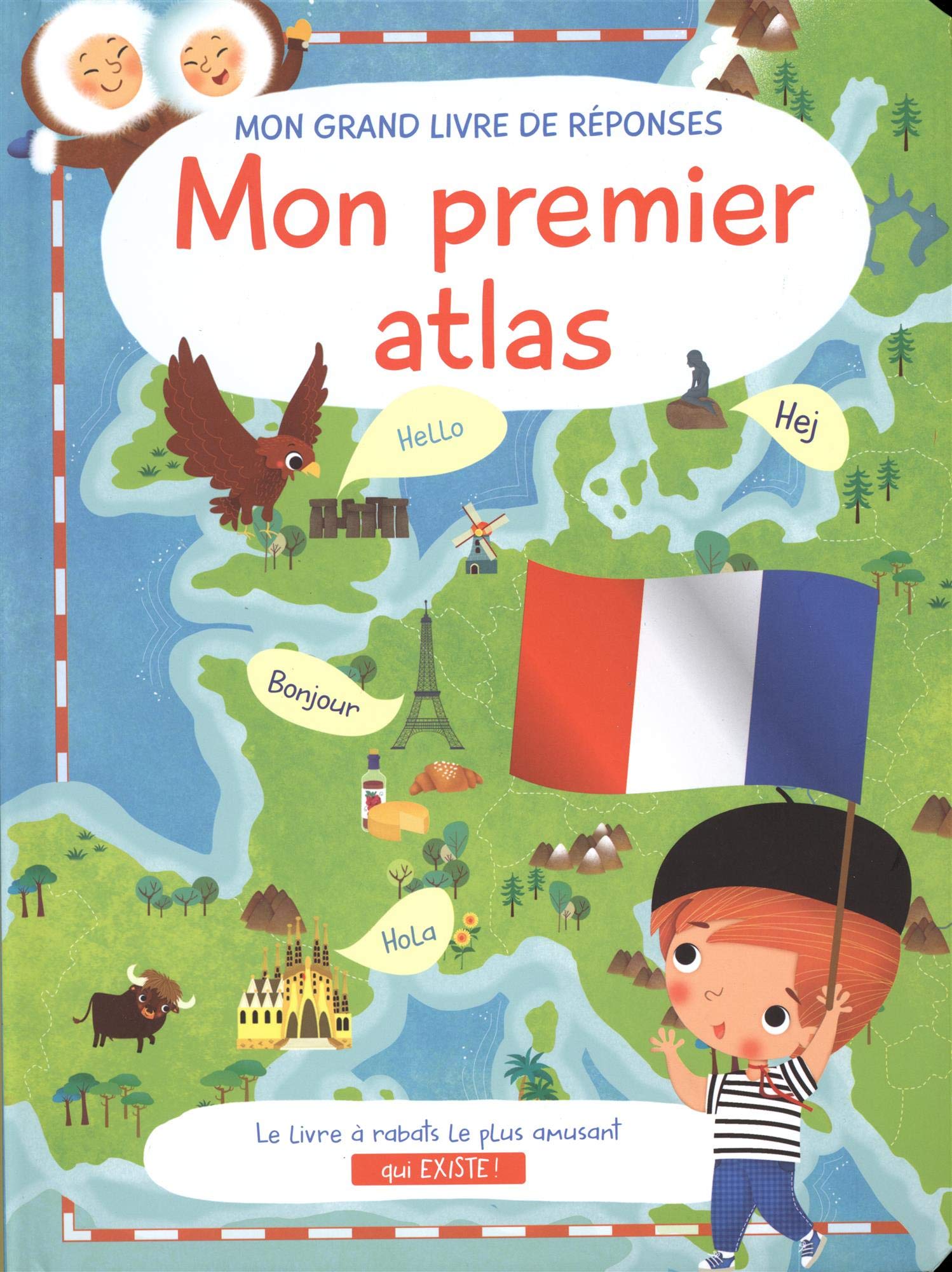Mon premier atlas: Mon grand livre de réponse book