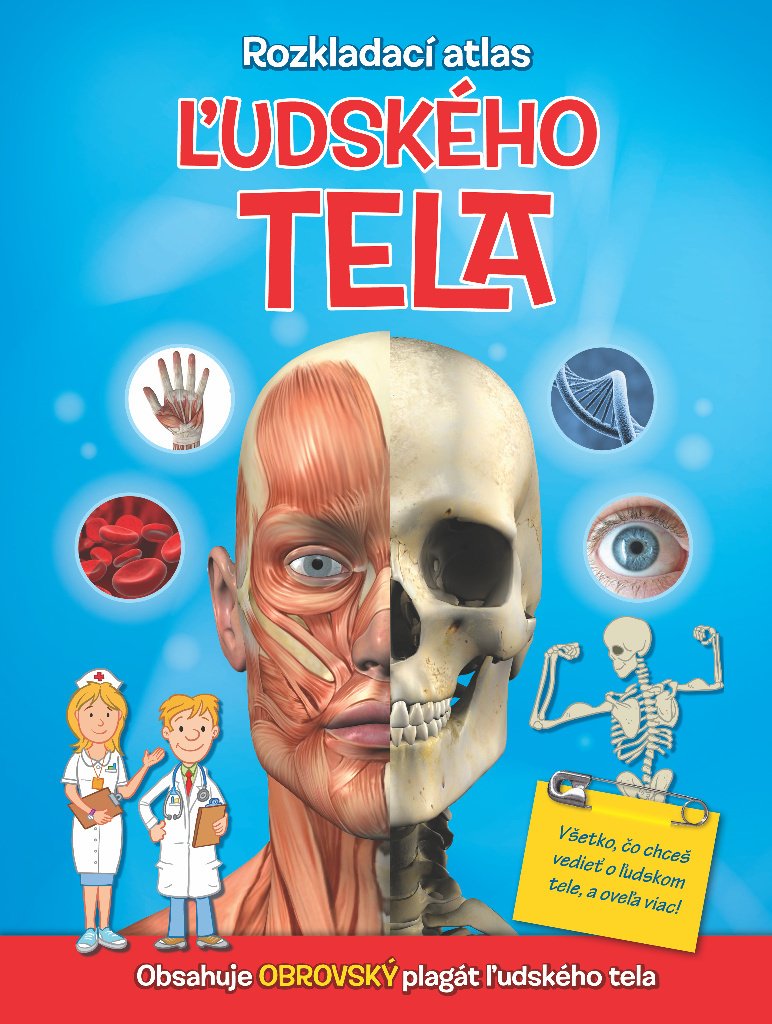 Rozkladací atlas ľudského tela Books