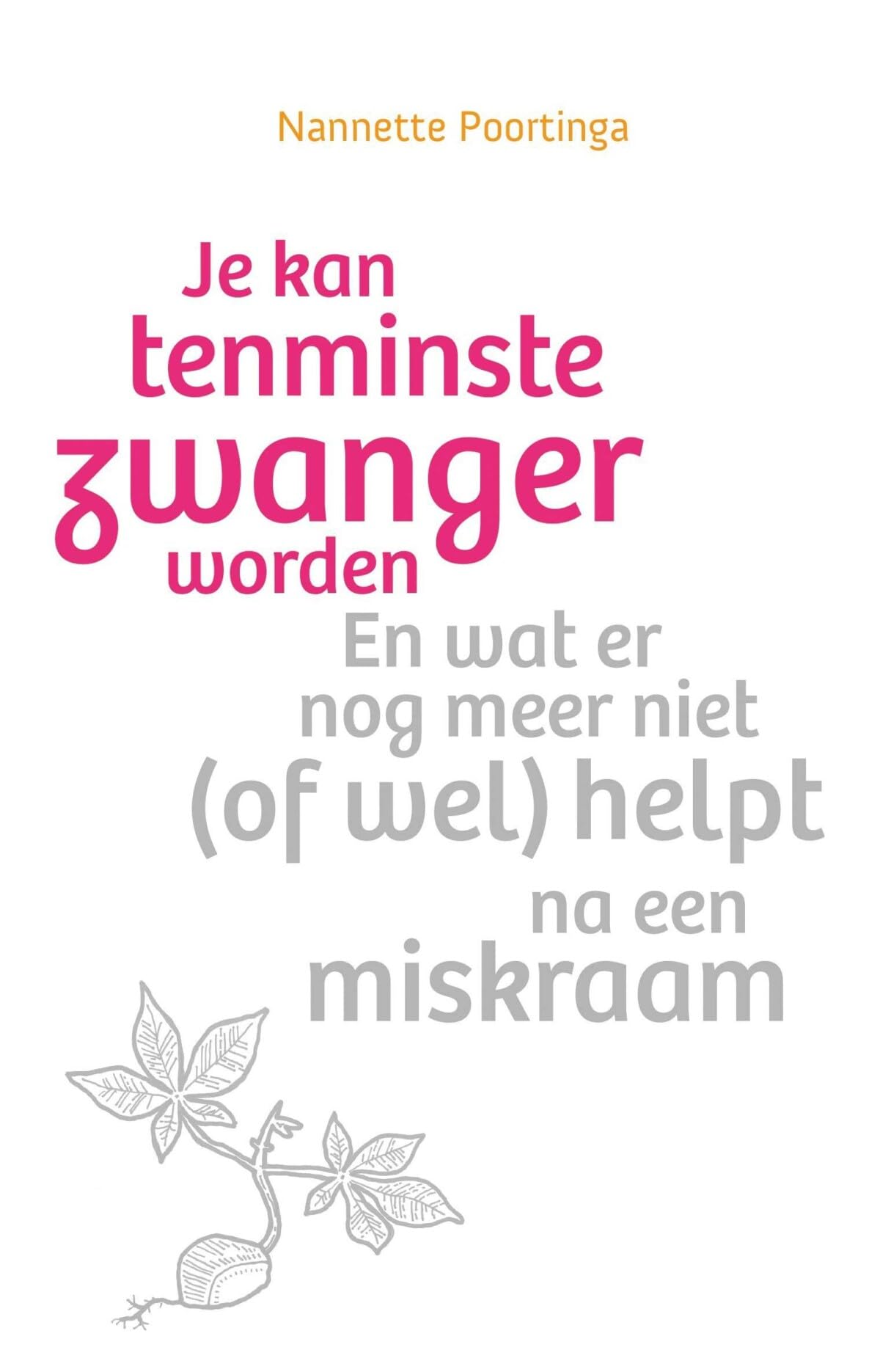 Je kan tenminste zwanger worden: en wat nog meer niet (of wel) helpt na een miskraam book