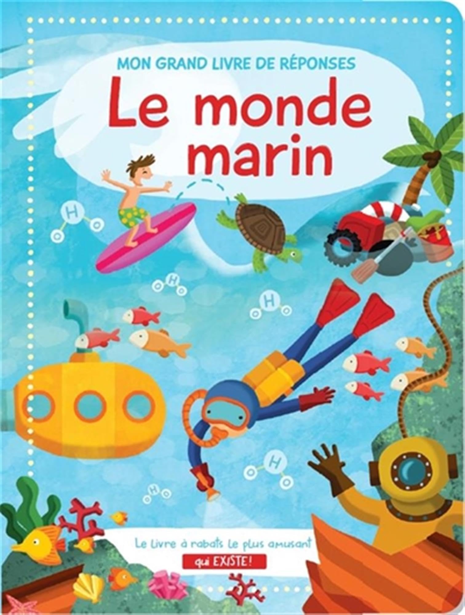Mon grand livre de réponses: Le monde marin Children's books