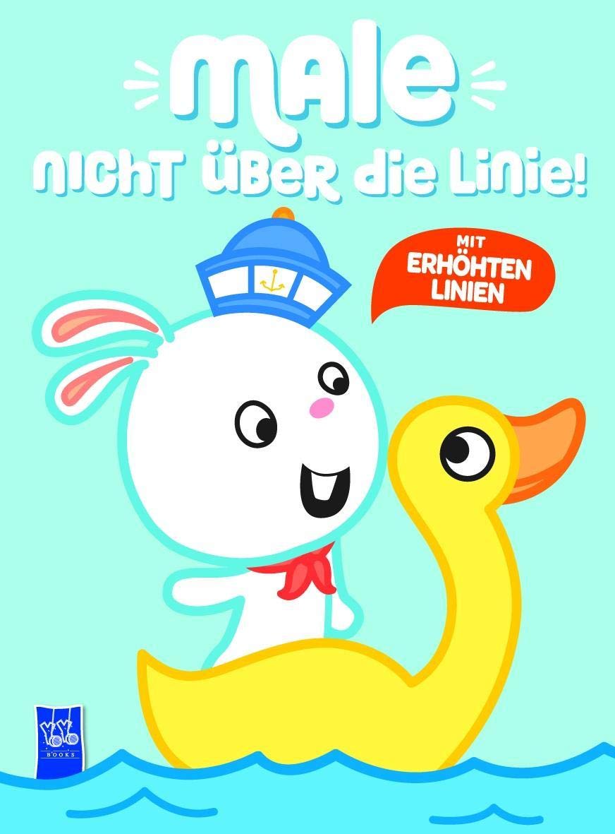 Male nicht über die Linie - Blau: Mit erhöhten Linien Tiptoi & Games