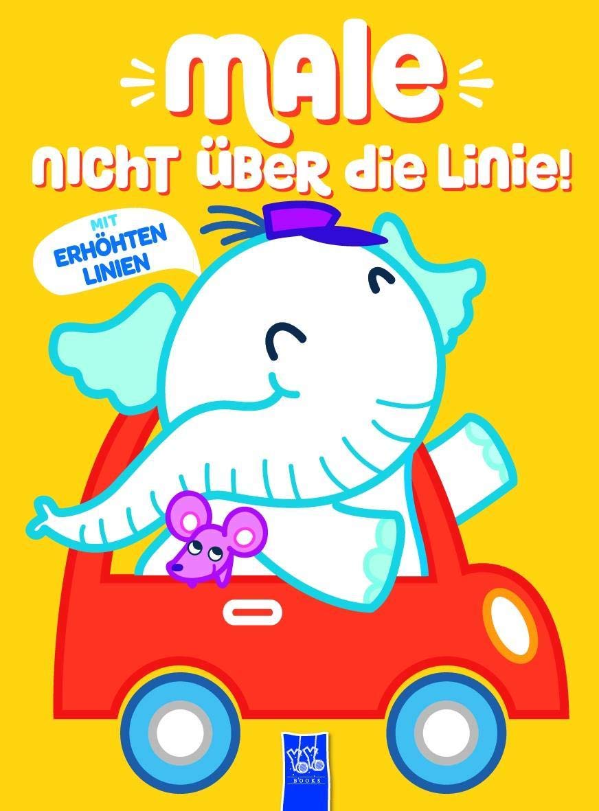 Male nicht über die Linie - Gelb: Mit erhöhten Linien Tiptoi & Games