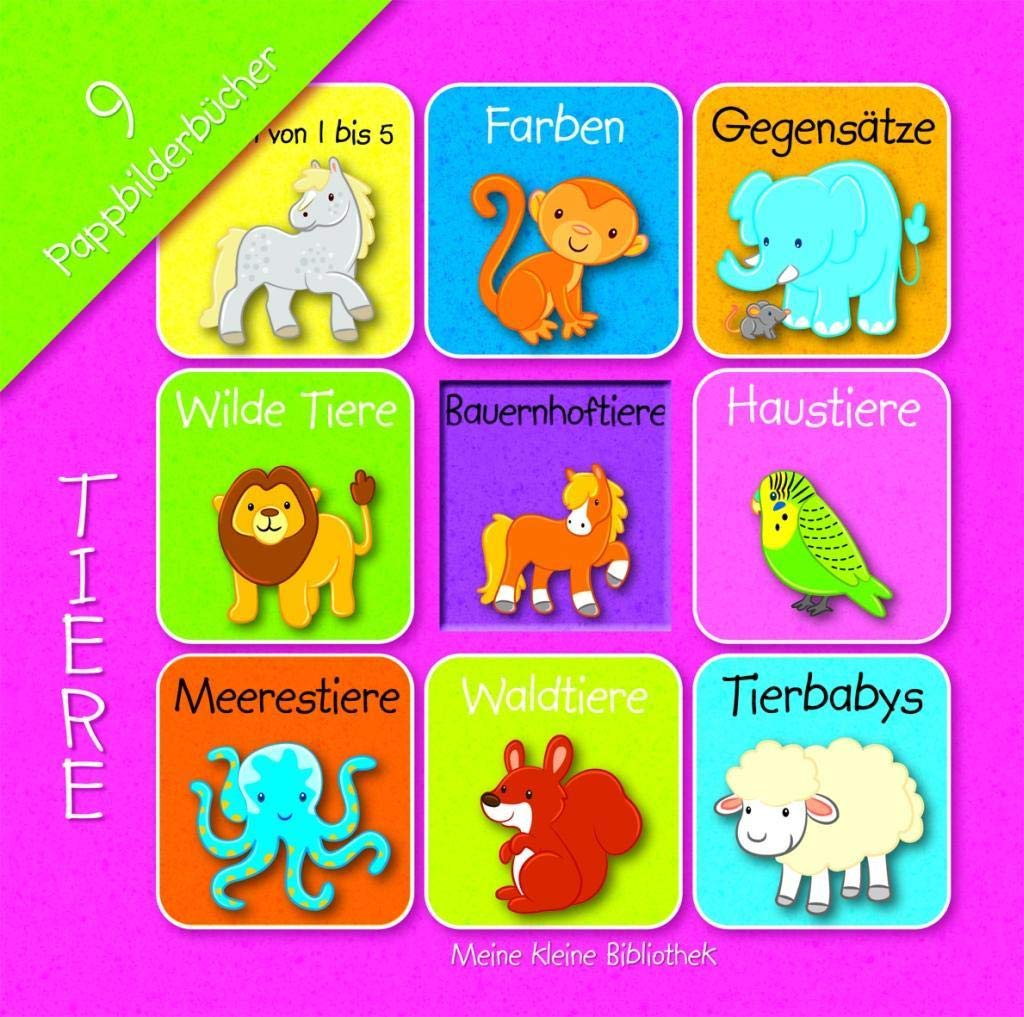 Kleine Bibliothek Tiere: Pappbilderbücher Children's books