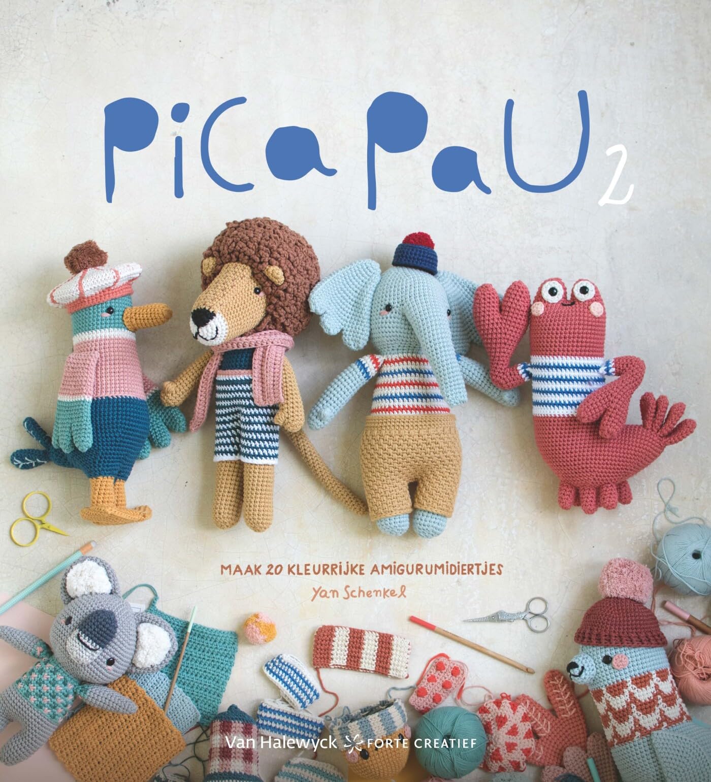 Pica Pau 2: maak 20 kleurrijke amigurumidiertjes Hobbies & Crafts