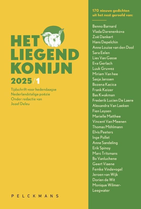 Het Liegend Konijn (jg. 23 nr. 1): Tijdschrift voor hedendaagse Nederlandstalige poëzie Poetry