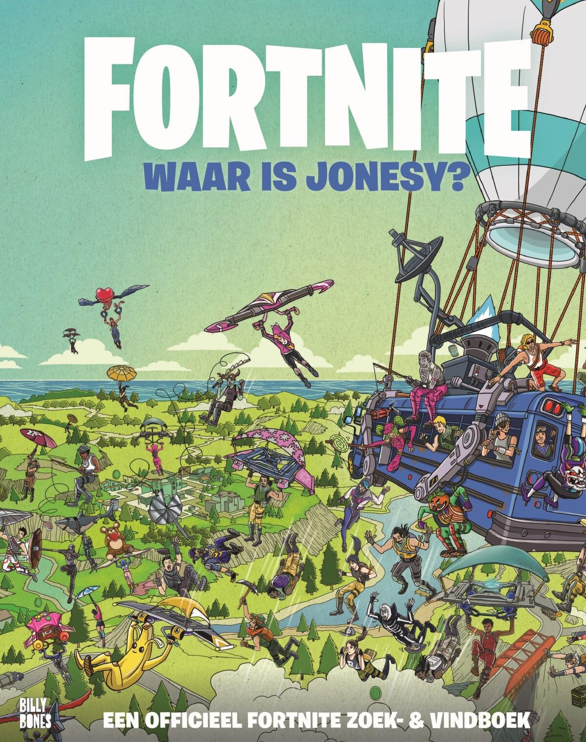 Waar is Jonesy?: een officieel Fortnite zoek-& vindboek book