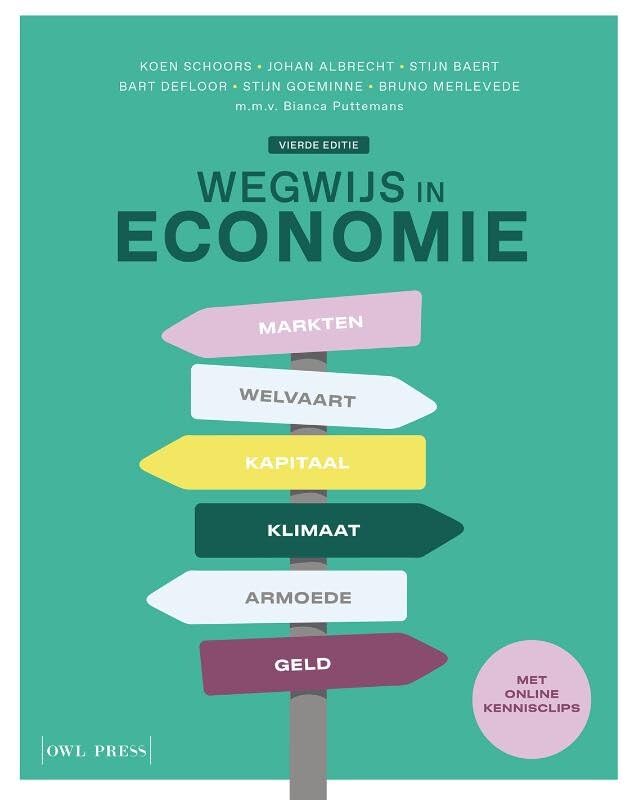 Wegwijs in economie book