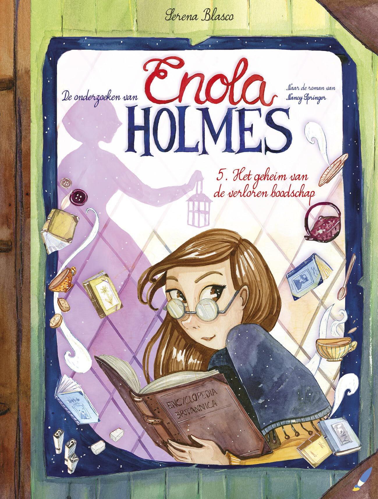 Het geheim van de verloren boodschap (De onderzoeken van Enola Holmes, 5) Manga