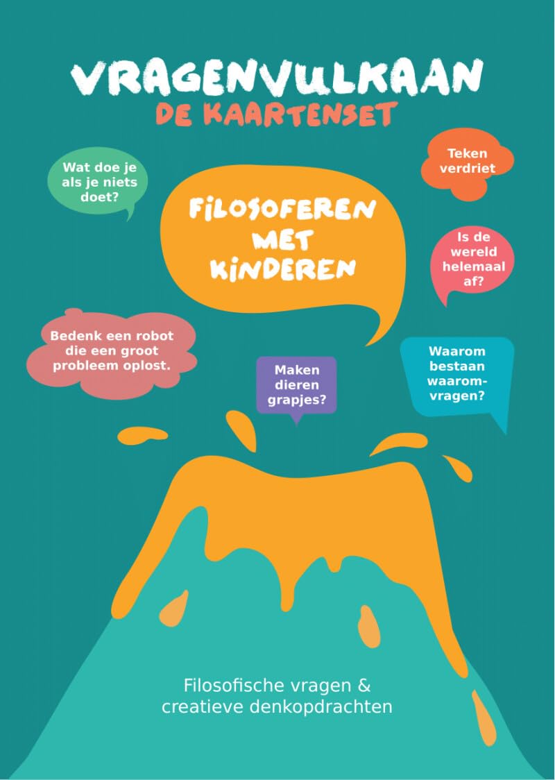 Vragenvulkaan. De kaartenset.: Dilemma’s, filosofische vragen en creatieve opdrachten die je aan het denken zetten book