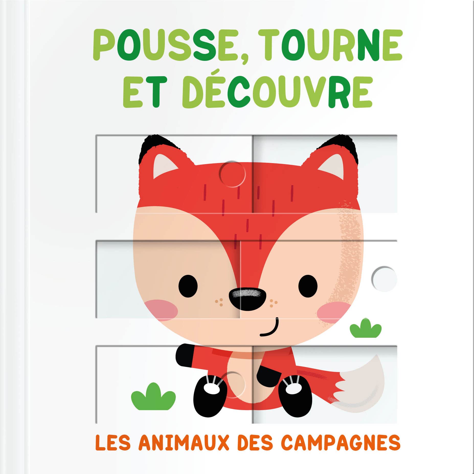 Pousse, tourne et découvre: Les animaux des campagnes Tiptoi & Games