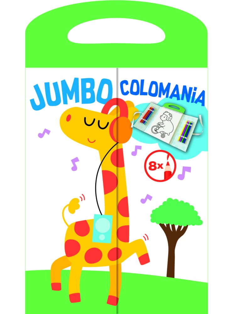 Colomania A4: Giraffe: Omslag giraf book