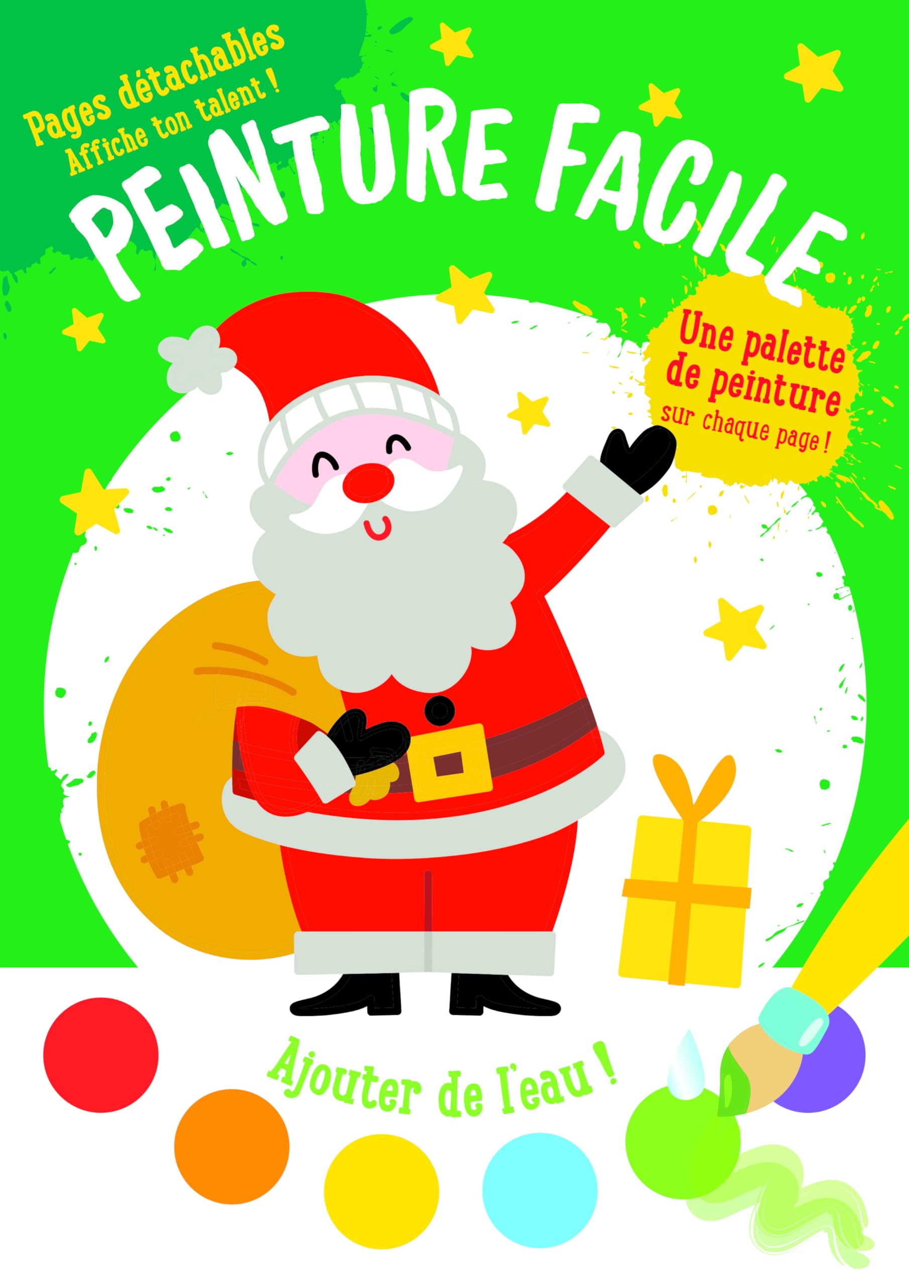 Peinture facile: Couverture Père Noël Tiptoi & Games
