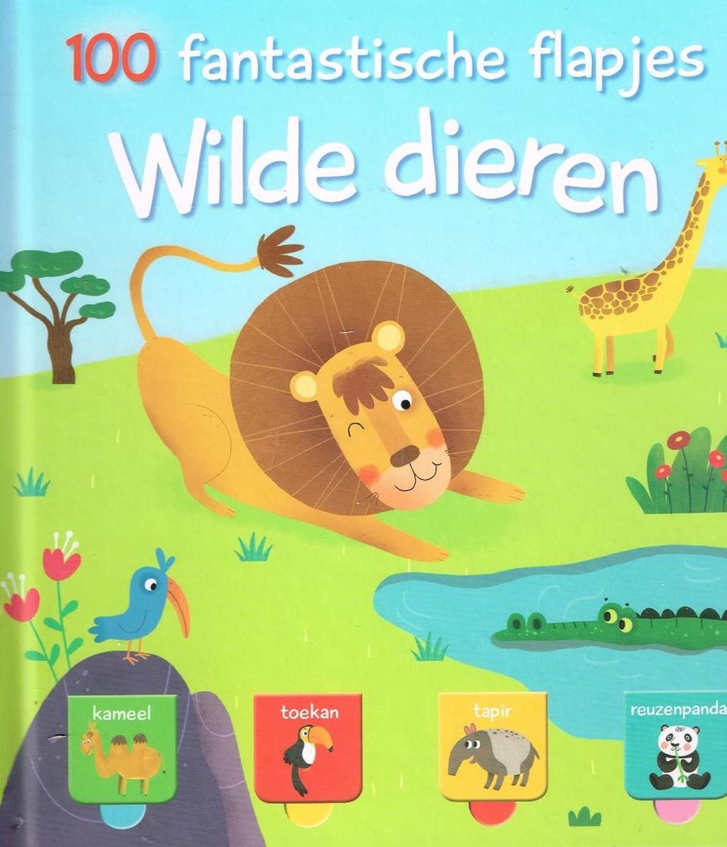 100 fantastische flapjes: Wilde dieren book