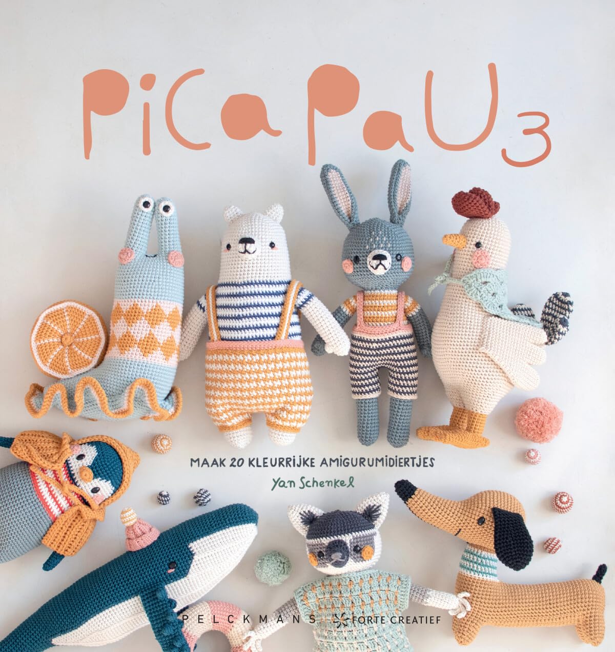 Pica Pau 3: maak 20 kleurrijke amigurumidiertjes Hobbies & Crafts
