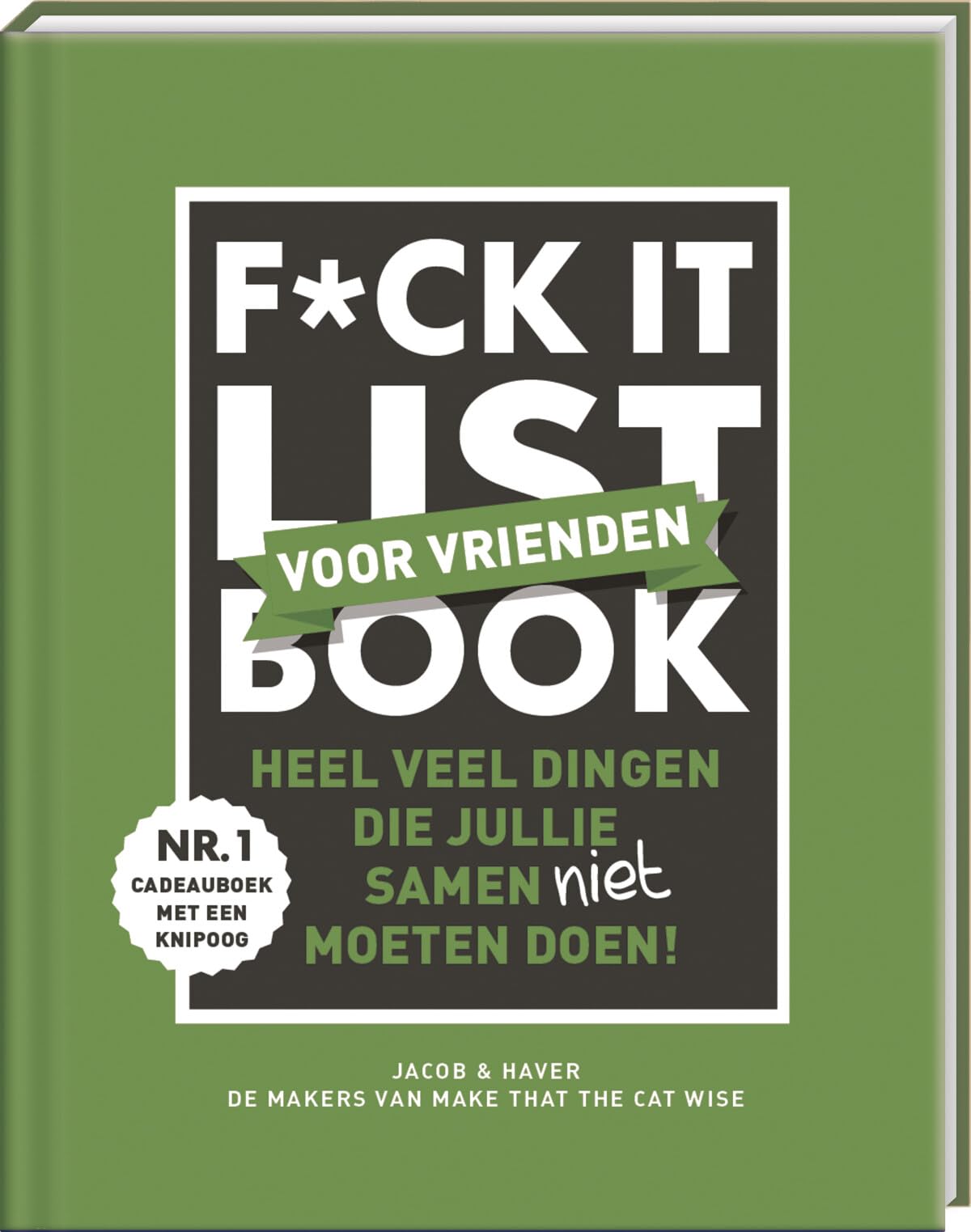 F*ck it list book voor vrienden book
