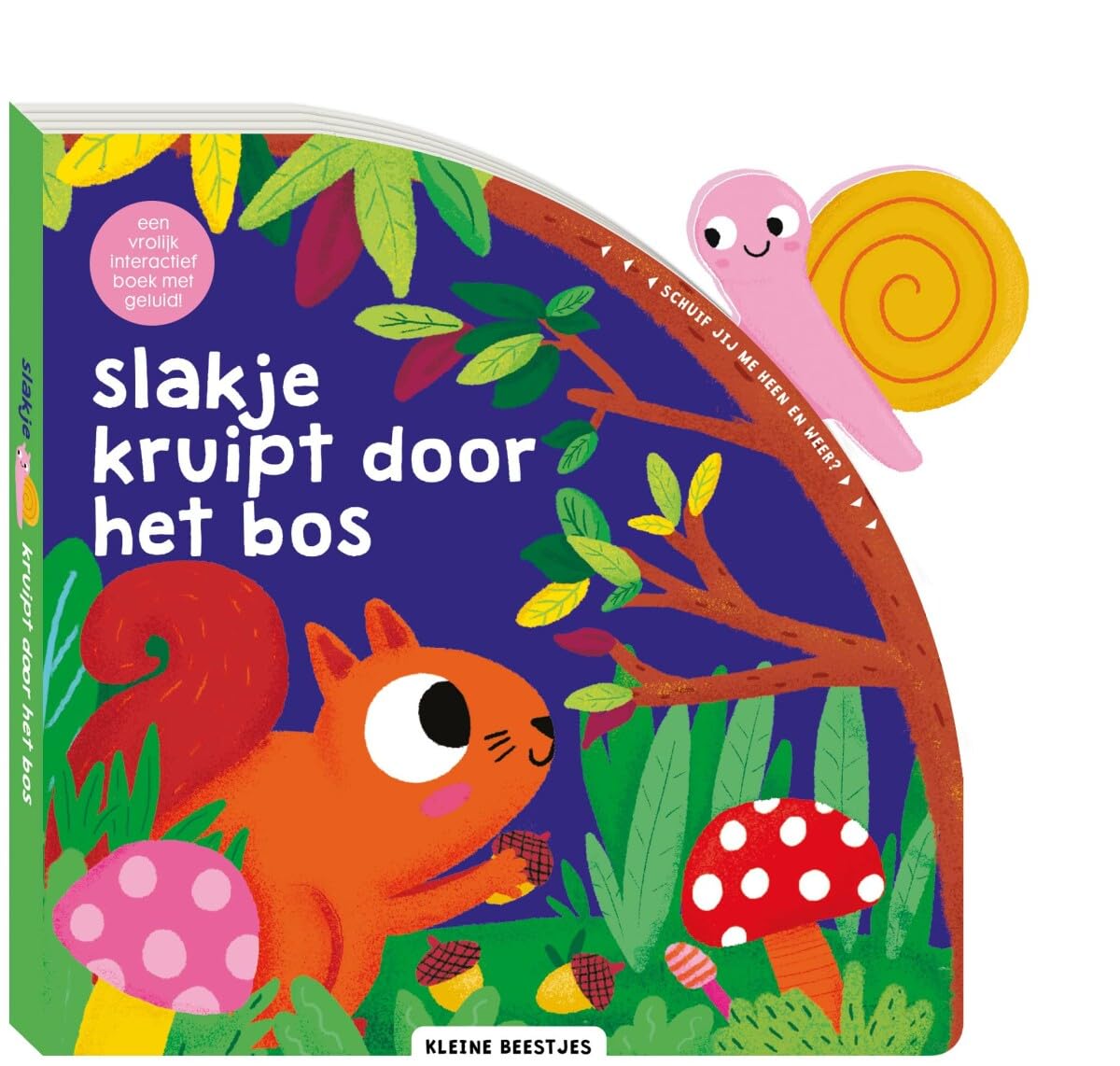 Slakje kruipt door het bos: De beestjes komen tot leven in dit boek! (Kleine beestjes) Children's books