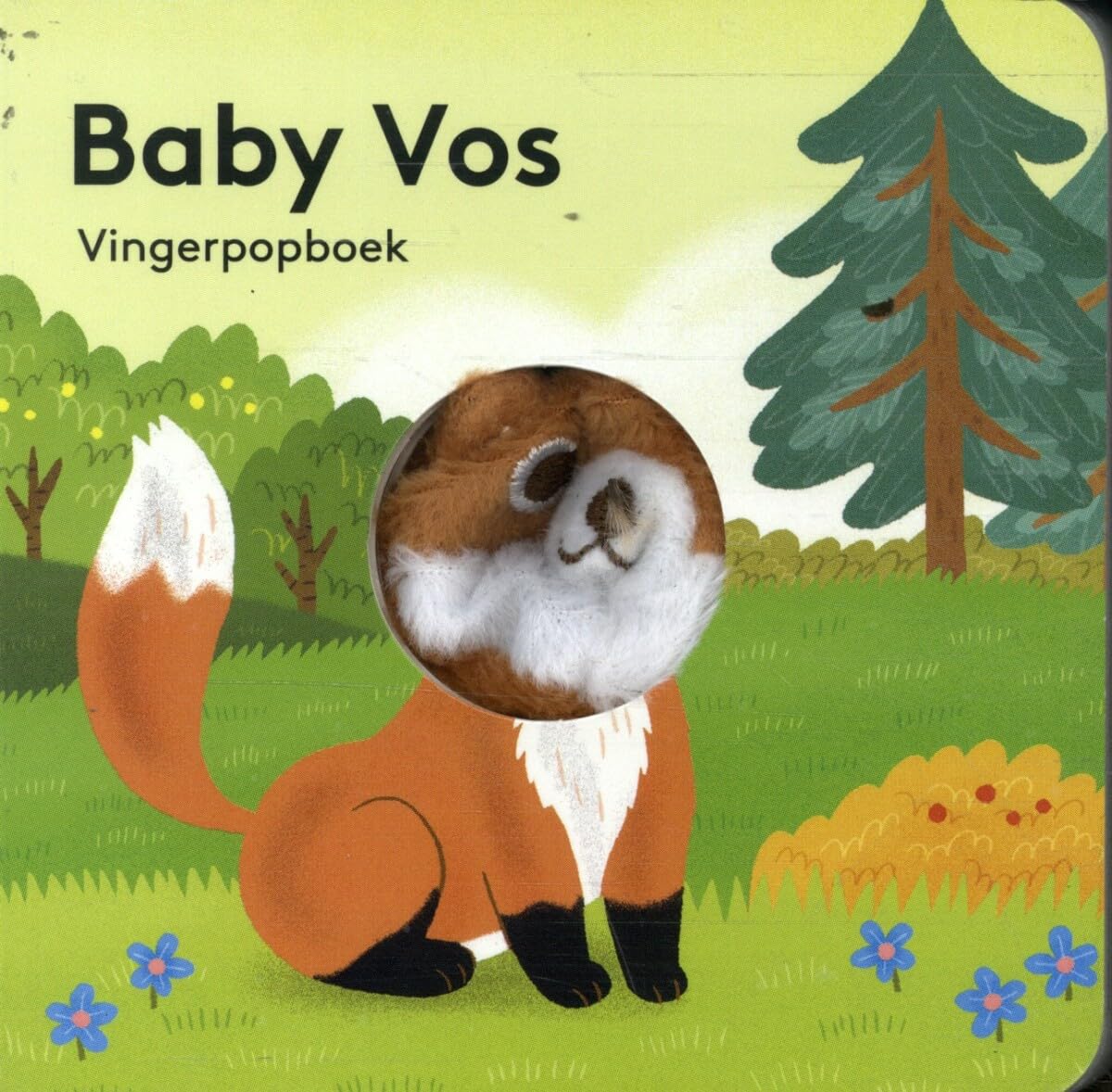 Vingerpopboekje Baby vos book