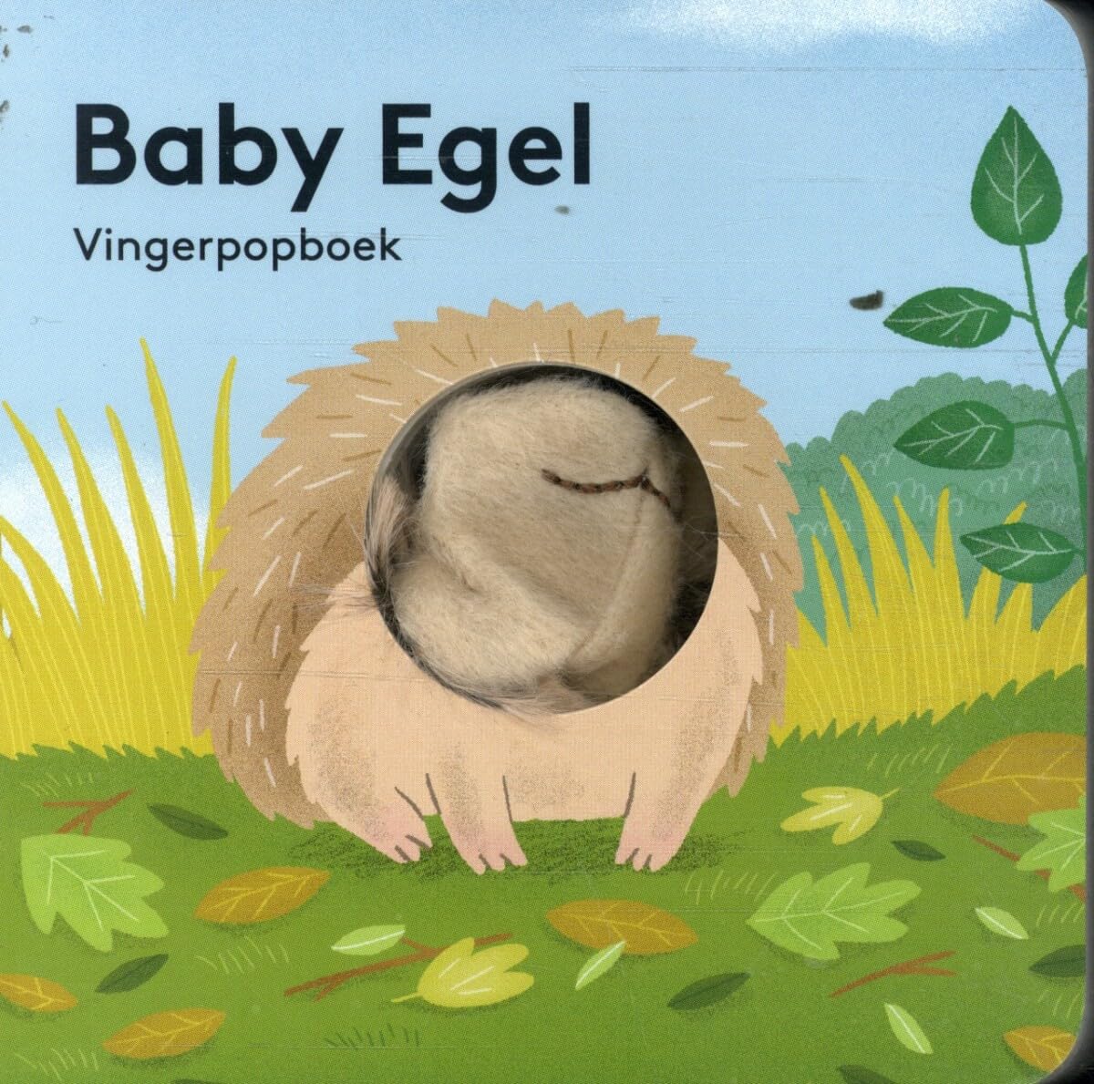 Vingerpopboekje Baby egel book
