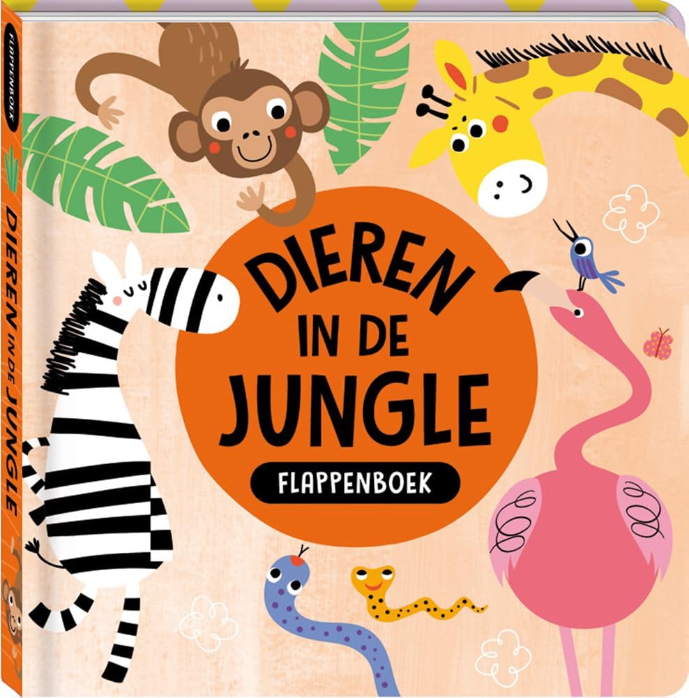 Dieren in de jungle: flappenboek (Flapjesboek) Children's books