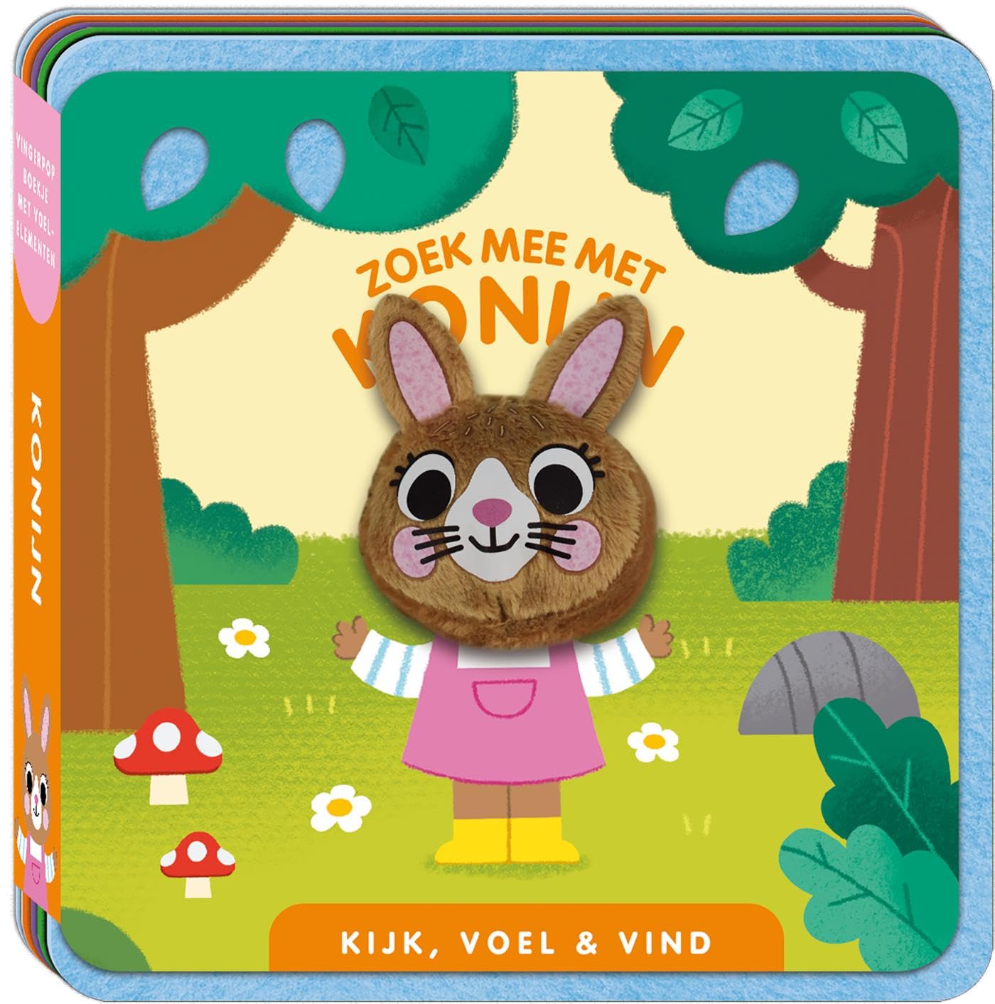 Zoek mee met Konijn: Kijk, voel & vind book