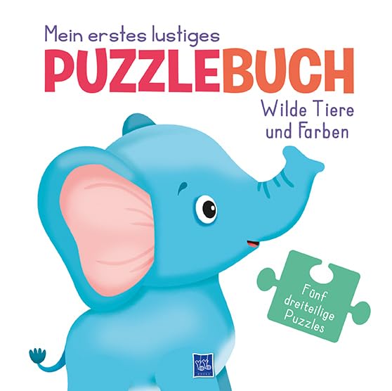 Mein erstes lustiges Puzzlebuch - Wilde Tiere und Farben book
