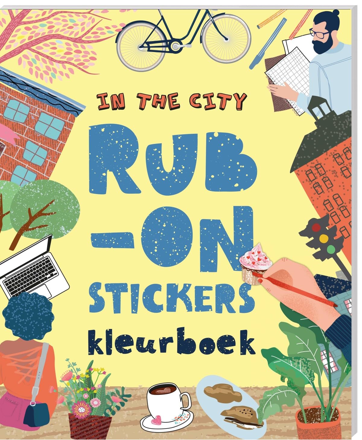 Rub-on-stickers Kleurboeken - In the City Film, Art & Culture