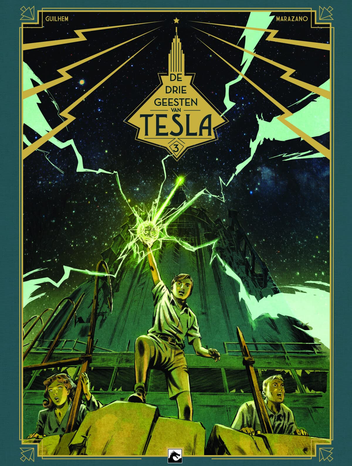 Drie geesten van Tesla 3: De erfgenamen van de puls (De drie geesten van Tesla, 3) Manga