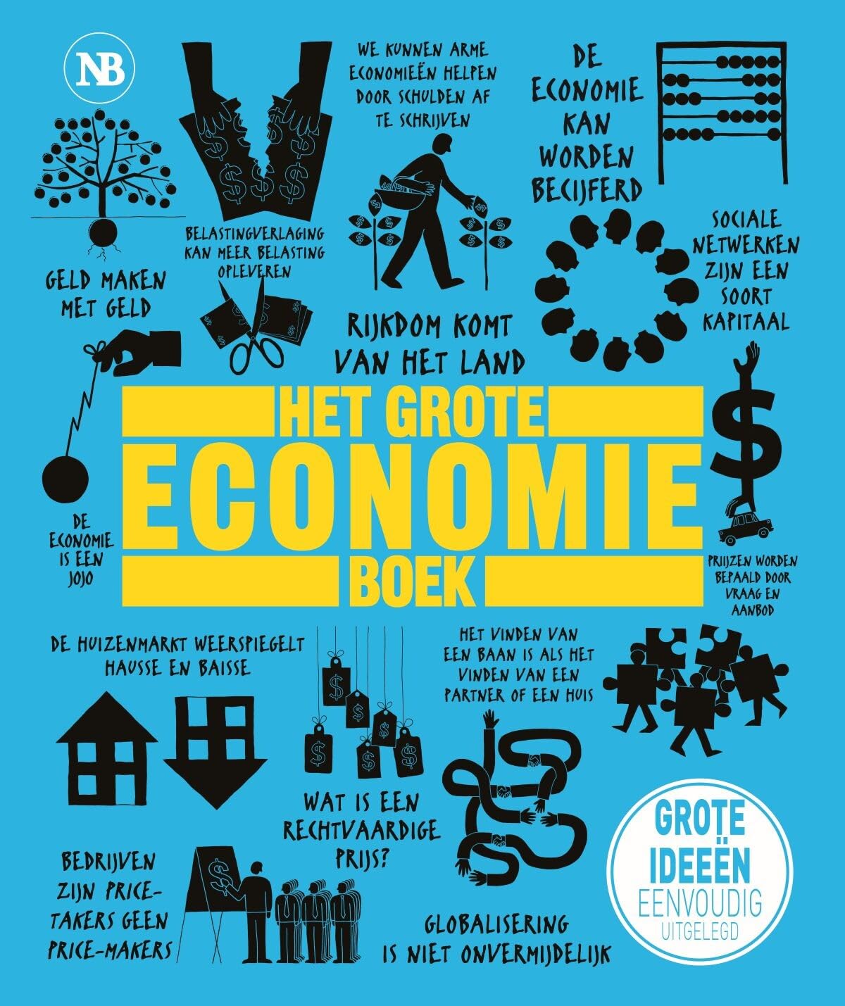 Het grote economieboek: grote ideeën eenvoudig uitgelegd (Grote... boek, 3) Business, Finance & Career