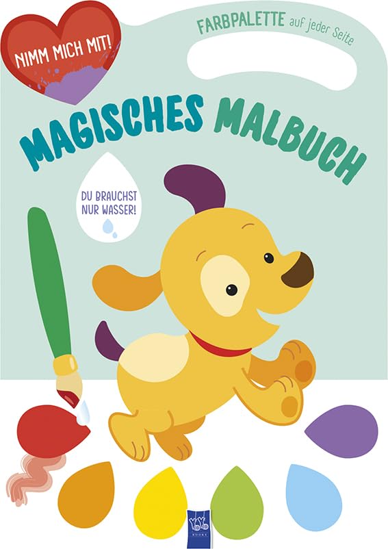 Product Image: Magisches Malbuch - Cover grün (Hund)