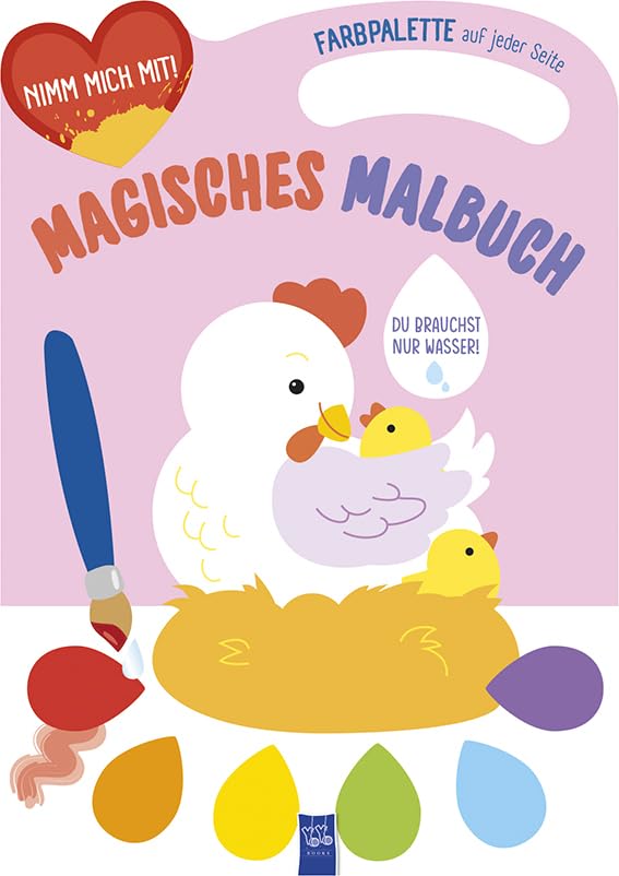 Product Image: Magisches Malbuch - Cover rosa (Huhn)