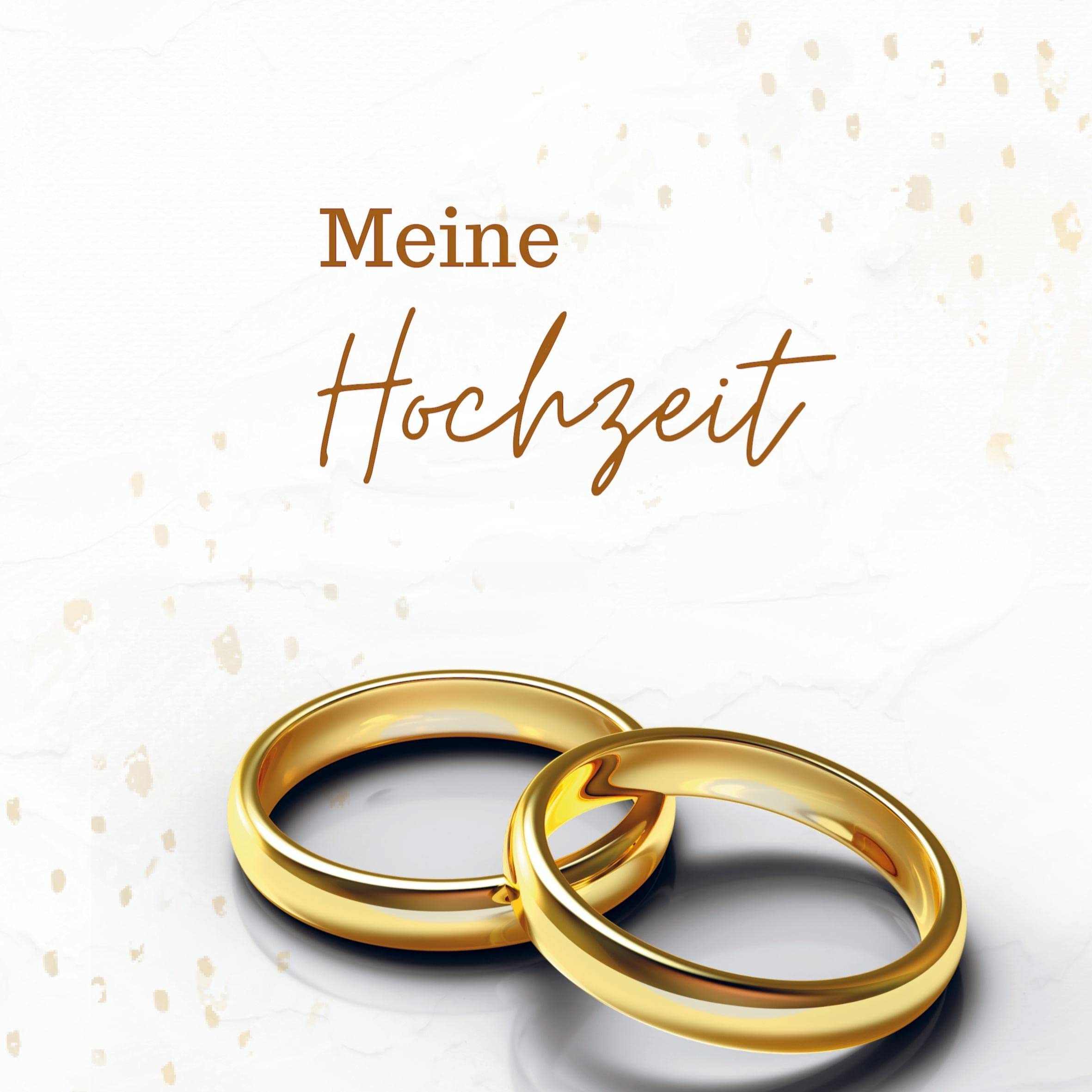 Meine Hochzeit Klassik- Hochzeitsgästebuch Premium Hardcover 78 Seiten: "Toll, dass du mit uns feierst". Das besondere Gästebuch für Fotos, Erinnerungen & Glückwünsche. Art & Literature Books