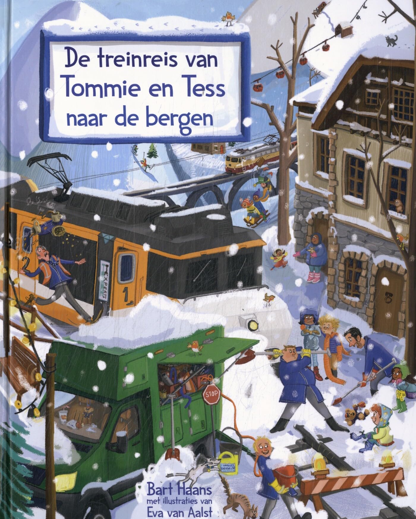 De treinreis van Tommie en Tess naar de bergen book