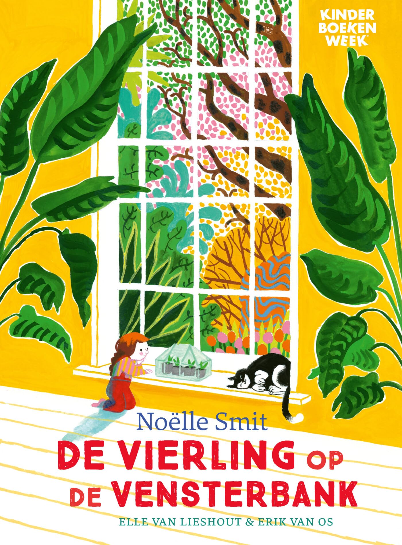 Prentenboek Kinderboekenweek 2024: De vierling op de vensterbank | KBb-ledenprijs € 5,75 incl. btw Children's books