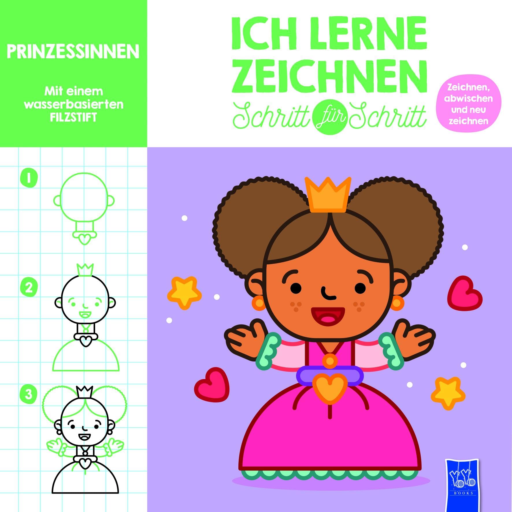 Ich lerne zeichnen - Schritt für Schritt: Prinzessinnen Non-fiction
