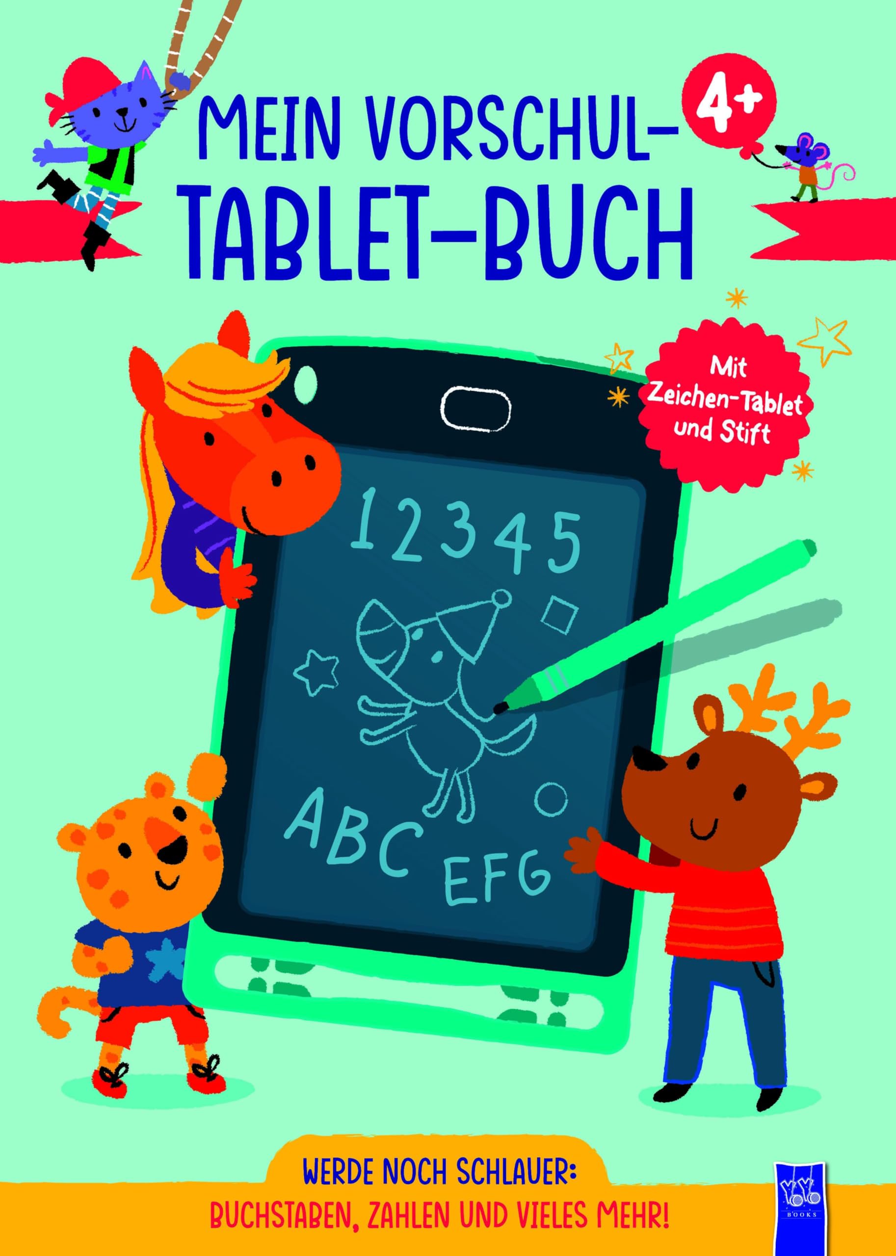 Mein Vorschul-Tablet-Buch 4 + (blaues Cover) Non-fiction