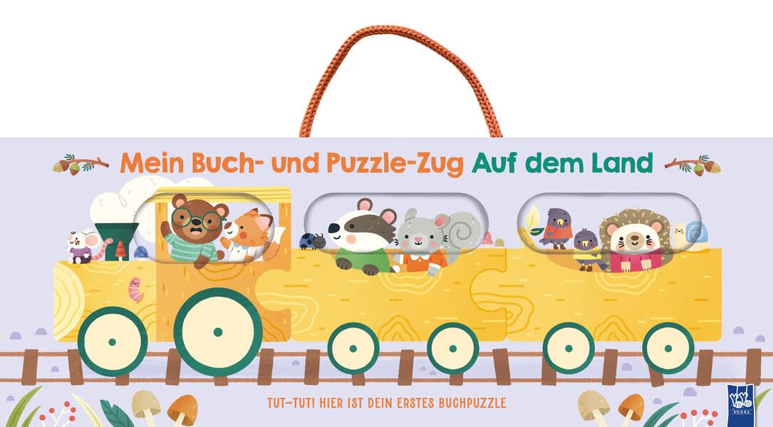 Mein Buch- und Puzzle-Zug: Auf dem Land Children's books