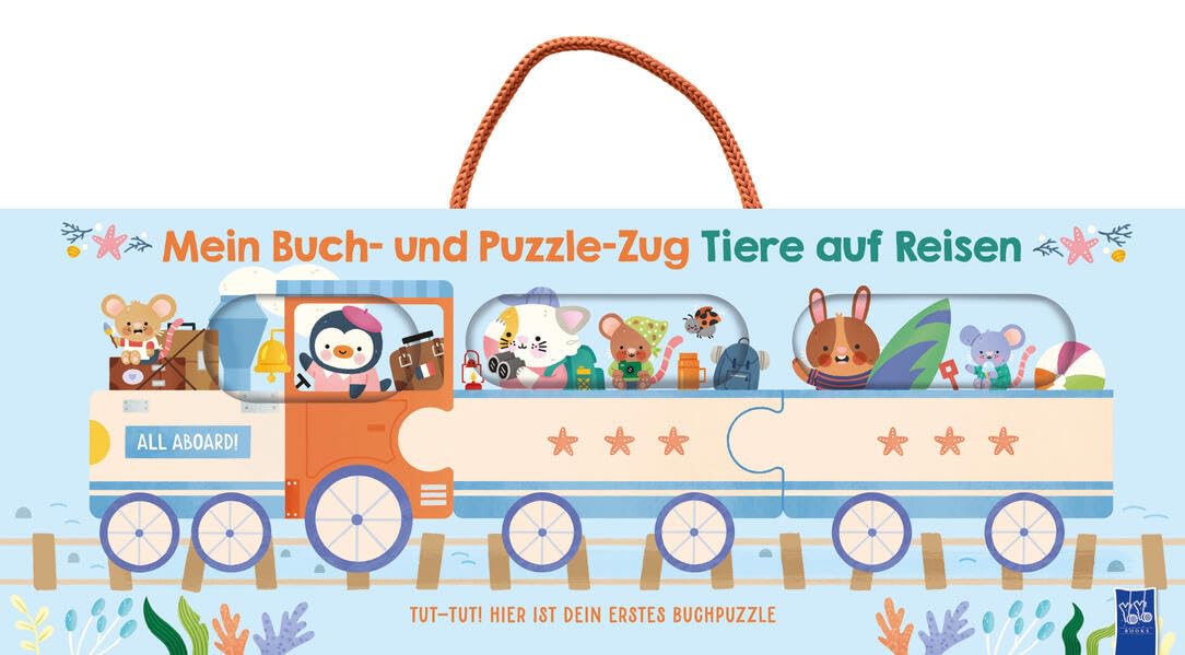 Mein Buch- und Puzzle-Zug: Tiere auf Reisen Children's books
