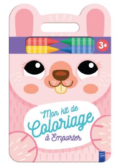 Lapin : mon kit de coloriage à emporter, 3+ book