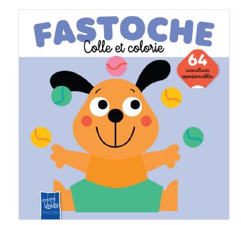 Fastoche : colle et colorie : le chien book