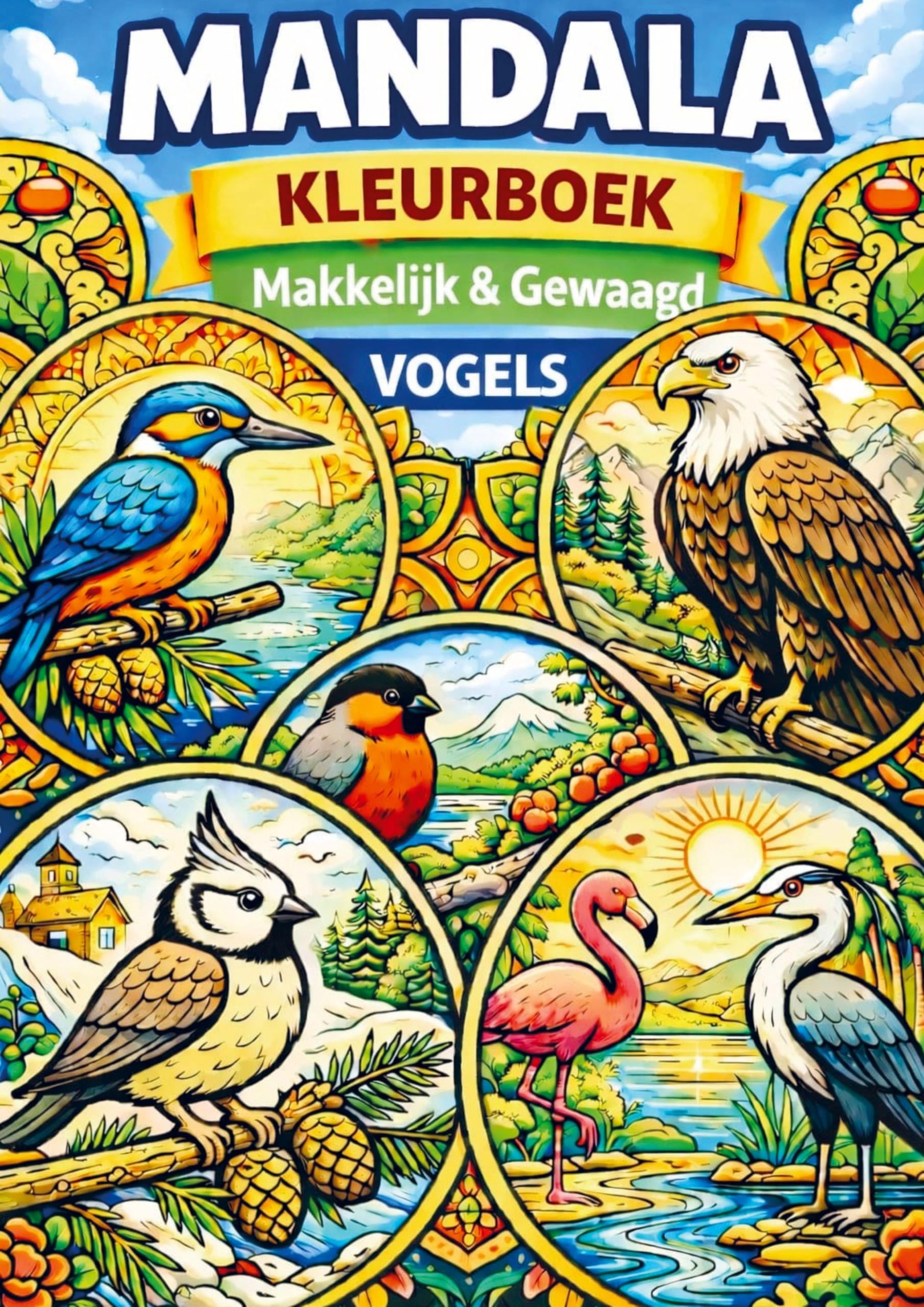 Mandala Kleurboek | Eenvoudig & Krachtvol - Vogels Hobbies & Crafts