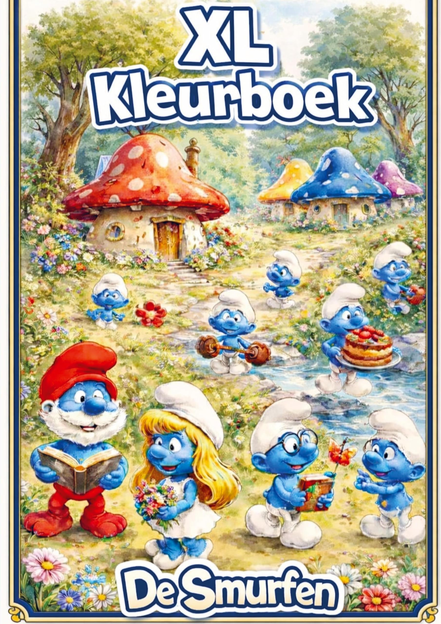 XL Kleurboek, de Smurfen. Hobbies & Crafts