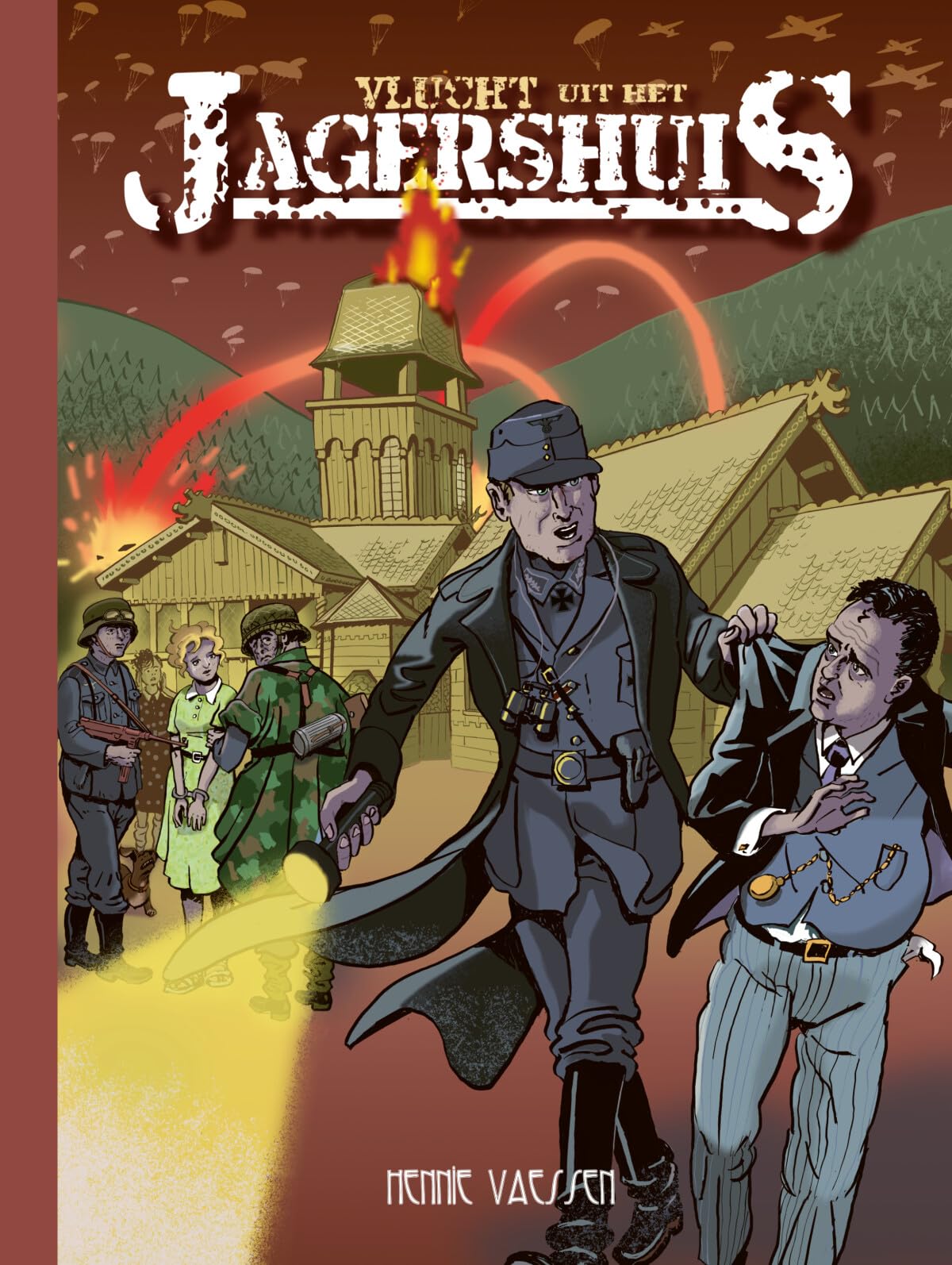 Vlucht uit het Jagershuis: Over oorlog, chocolade en kunst Manga